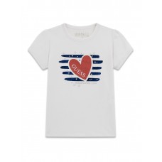 GUESS μπλούζα παιδική κορίτσι K6RI15K6YW4-G011 λευκή